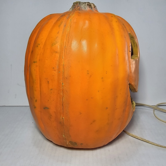 Gemmy Hard Foam Halloween Jack O Lantern Pumpkin Lantern Light Up, - Picture 3 of 16